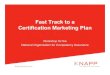 fast track to marketing plan - Associates Internationalknappinternational.com/assets/uploads/pages/fast track to marketing... · Fast Track to a Certification Marketing Plan Workshop
