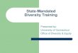 Diversity Training Curriculum - Home | Office of … importance of diversity in the workplace The value of accepting others’ differences How we ourselves are part of the diversity