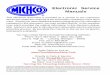 Electronic Service Manuals - Michco · PDF fileElectronic Service Manuals ... Do not remove ground pin; if missing, replace plug before use. ... Replace solution tank lid after filling