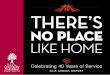 NO PLACE LIKE HOME - Racine Community Foundation · PDF fileMasts of sailboats that poke at that same ... She learned there was no place like home. ... Bryan D. and Lisa C. Albrecht