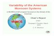 Variability of the American Monsoon Systemsmechoso/VPM7.Chair.Report.pdf · Variability of the American Monsoon Systems ... coordinated SALLJEX and sponsors the PLATIN SSG ... News