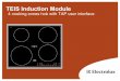 TEIS Induction Module - Electrolux induction/TEIS...TEIS induction module = The Electrolux Induction System TAP touch user interface = TEIS Application Project Production start : February