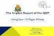 The Impact Report of the QEP - Alabama Community ... Impact Report of the QEP Using Your 10 Pages Wisely Robin Brown Valley Campus Director Eddie Pigg Math Department ChairQuality