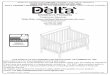 Customer Service: Web Site: · PDF file©2009 delta enterprise corp. ... r. foam pad k.50mm bolt x 4 l.32mm bolt x 16 m. 17mm bolt x 8. 5 section 1: crib assembly step 1 parts and