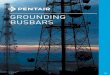 GROUNDING BUSBARS - All Round Supplies · PDF fileERICO CADWELD exothermic connection or ... • Mounting kit for grounding busbars to steel beam • Includes stainless steel hardware,
