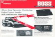 Bobcat Operation Sensing System Literature -- 1997 Operation Sensing System BOSS@ Microprocessor-Based Monitoring & Diagnostic System with Shutdown and Glow Plug Control. The BOSS@