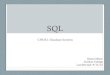 SQL - cs. · PDF fileDB2 Resources • Introduction to SQL Homework handout • DB2 LUW V9.7 Cookbook by Graham Birchall •Most recent revision available on author’s website