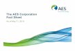 The AES Corporation Fact Sheet - s2.q4cdn.coms2.q4cdn.com/825052743/files/doc_downloads/Fact Sheet/Investor-Fac… · Contains Forward-Looking Statements 2 The AES Corporation (NYSE: