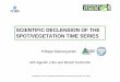 SCIENTIFIC DECLENSION OF THE …1998-2008) 10 Years of Operational Global VEGETATION Monitoring (Brussels Dec. 2008) SCIENTIFIC DECLENSION OF THE SPOT/VEGETATION TIME SERIES Philippe