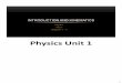 Physics Unit 1 - Andrews Universityrwright/physics/powerpoints/Physics 01...Physics Unit 1 Chapters 1 - 3 . ... corresponding to the graph of displacement versus time given in the