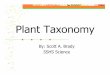 Unit 7 - Plant Taxonomy - South Sevier High School - · PDF fileKingdom Phylum/Division Class Order Suborder Family Genus Species . Plant Kingdom Flowering Plants Non-flowering Plants