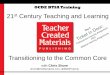 21st Century Teaching and Learning · PDF file21st Century Teaching and Learning ... Vocabulary Chapt 3: Connecting = Coherence ... pre-requisite skills
