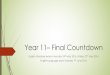Year 11– Final Countdown - Wardle Academy 11– Final Countdown English Literature exams: Monday 24th May 2016 / Friday 27th May 2016 English Language exam Tuesday 7th June 2016