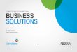 BUSINESS SOLUTIONS - ADTRANportal.adtran.com/pub/Library/Presentations/MetaLive Sponsor... · BUSINESS SOLUTIONS BARRY DERRICK . ... SLOT BASED MSAN/DSLAM PORTFOLIO . ... hiX 5600