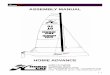 HOBIE ADVANCE -  · PDF fileHOBIE ADVANCE • 2 ASSEMBLY MANUAL ... possible and tie a bowline knot or loop in the line as ... This will prolong the life of the sail