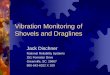 Vibration Monitoring of Shovels and Draglines - WMEA Papers/Vibration Monitoring of Shovels... · Refine data analysis ... Vibration Monitoring of Shovels and Draglines ... Online