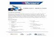 Mercury Freight · PDF fileFREIGHT SERVICES The Mercury ... Commercial Invoice Preparation Small Package Domestic Freight International Freight Export International Freight Import