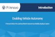 Enabling Vehicle Autonomy - Pi  · PDF fileWho is Pi Innovo? Pi Innovo creates vehicle electronic systems and controls including hardware & software