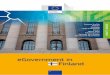 eGovernment in Finland - Home | Joinup · PDF fileeGovernment in Finland, ... emphasizes its preference towards the open source ... or commissioning of the development of software