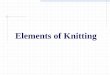 Elements of Knitting - usti.cz basics.pdf · Weft knitting machines (Flat bed) Weft knitting machines (Circular) Warp knitting machines. Rachel knitting machines. Tricot knitting