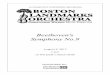 Beethoven's Symphony No - Landmarks Orchestra · PDF fileBeethoven's Symphony No.9. August 2, 2017 ... Orchestra to help us continue this summertime tradition for many years to 