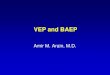 VEP and BAEP - Vanderbilt University Medical Center Principles Arain... · VEP and BAEP Amir M. Arain, M.D. VEP: Modes of stimulation • Patterned Stimulation( checkerboard): is