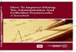 How To Improve Mining Tax Administration And Collection Frameworks · PDF file · 2016-07-17How To Improve Mining Tax Administration And Collection Frameworks A Sourcebook How To