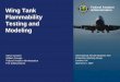 Wing Tank Administration Flammability Testing and Modeling · PDF fileFederal Aviation 1 Administration 1 Wing Tank Flammability Studies April 17, ... • Air passing over tank 