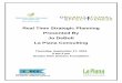 Real Time Strategic Planning Presented By Jo DeBolt La · PDF fileReal Time Strategic Planning Presented By Jo DeBolt La Piana Consulting Thursday, September 17, 2015 9 am-3 pm Greater