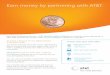 Earn money by partnering with AT&T. · PDF fileBecoming a Revenue for You Affliate Member is absolutely free. Just add an AT&T banner or link to your organization’s Web or Intranet