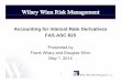 FINAL Accounting for Derivatives Webinar - Wilary Winn must be accounted for and reported at fair value Three options to decrease resulting income statement volatility: 1. Fair Value