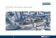 HILGE sanitary pumps - · PDF fileHilge sanitary pumps 3 Hygienic design 3 ... have seal faces of carbon/stainless steel and O-rings of ... Special sterile threaded fittings and flanges