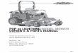 PUP or LIGHTNING MODEL MOWER OWNER’S & PARTS · PDF filePUP or LIGHTNING MODEL MOWER OWNER’S & PARTS MANUAL ... Parts/Service Only Bad Boy ... Never weld or heat a wheel and tire