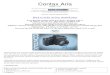 contax aria - · PDF fileThank you for your purchase of the Contax Aria, the latest addition to the Contax tradition of great picture making tools The Aria is a compact, lightweight,