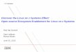Discover the Linux on z Systems Effect: Open-source ... · PDF fileDiscover the Linux on z Systems Effect: Open-source Ecosystem Enablement for Linux on z Systems ... Docker Chef Puppet