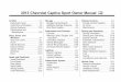 2013 Chevrolet Captiva Sport Owner Manual M - General Motors · PDF file2013 Chevrolet Captiva Sport Owner Manual M In Brief..... 1-1 Instrument Panel ... service marks of General