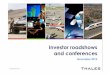 Investor roadshows and conferences - Thales Group · PDF fileand conferences November 2012 (c) Thales, ... M2000 India €4 422m €4 889m €4 889m ... 11 / Portfolio optimisation