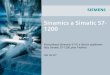 Sinamics a Simatic S7- 1200 - Siemens Global Website · PDF fileVložíme správný telegram ... G120 : Otáčkové ... S110/S120 ; Řídící jednotky ; CU3xx (DI/DO) 1 ; X ; X 
