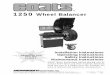 1250 Wheel Balancer - Automotive Equipment Service co. Ops_web.pdf ·  · 2013-12-261250 Wheel Balancer. ... Balancing Your First Tire 1. Turn the machine OFF then ON (resets machine)