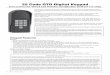 25 Code GTO Digital Keypad - Mighty Mule Code GTO Digital Keypad ... and the keypad will go into “lock-down” mode for 40 seconds. ... Enter the Master Code then press and release
