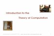 Introduction to the Theory of Computationmichael/foc/slides/FoC-4.pdf · Introduction to the Theory of Computation Fundamentals of Computing 2017–18 (4) michael/foc/foc.html 1