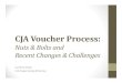 CJA Voucher Process - cacd. Voucher Endâ€toâ€End Process Attorney or Expert Submits Voucher Mathematical and Technical Review. Create CJA 6x Voucher Enter voucher data in