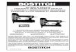 BT1855&SX1838 PNEUMATICBRADNAILER ... - … FASTENING SYSTEMS L.P. ... Bostitch tools have been engineered to provide excellent customer satisfaction and are ... (40.2 LT/MIN) at 80