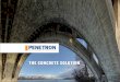 THE CONCRETE SOLUTION - Penetron concrete solution. total concrete protection ® tot al concre te pr otec t ion