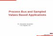 Process Bus and Sampled Values Based  · PDF file© OMICRON Process Bus and Sampled Values Based Applications Dr. Alexander Apostolov Los Angeles, CA