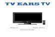 TV Ears TV Instruction Manualstatic.tvears.com/media/product_pdfs/TV_Manual.pdfTable of Contents Contents Page Warning / Caution 1 Safety Precautions 2 Contents 3 Controls & Connections