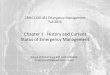 Chapter 1 - History and Current Status of Emergency Managementfaculty.uml.edu/gary_gordon/Teaching/documents/Chapter1Historyand... · Chapter 1 - History and Current Status of Emergency