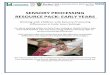 SENSORY PROCESSING RESOURCE PACK: EARLY · PDF fileSENSORY PROCESSING RESOURCE PACK: EARLY YEARS Working with Children with Sensory Processing Differences in Early Years Settings For
