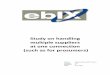 Study on handling multiple suppliers at one connection · PDF file · 2017-07-031.5 CHANGE LOG ... ebIX® Study on handling multiple suppliers at one connection ... ebIX® Study on