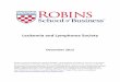 LeukemiaandLymphomaSociety( - Robins School of Business · PDF filenew blood cancer therapies; and ensuring that all blood cancer patients have access to information and services that